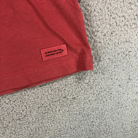 Life Is Good Shirt Adult Small Red Crusher Vacay Mode Coffee Hammack Sun Cotton - Picture 4 of 12